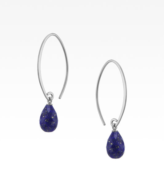 Lapis Sweep Earrings