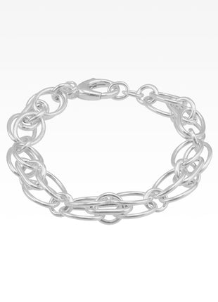 Double Oval Link Bracelet