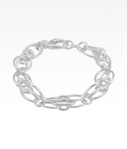 Double Oval Link Bracelet