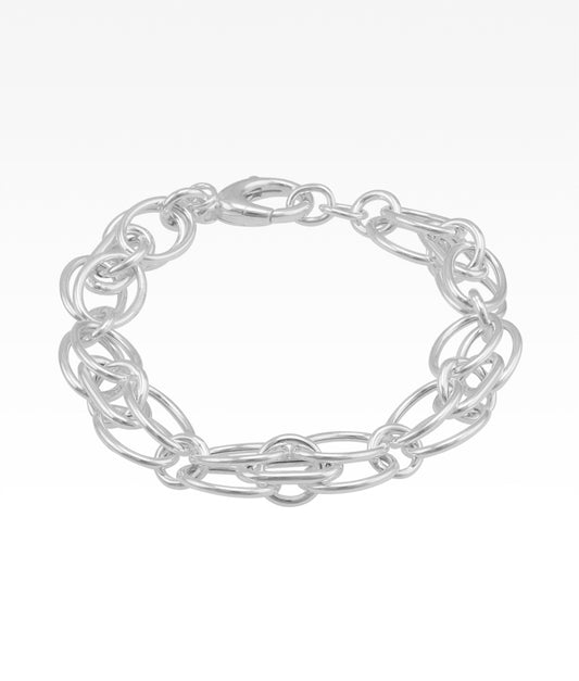 Double Oval Link Bracelet