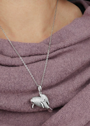 Manatee Mama & Baby Pendant