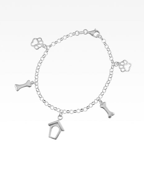 Dog's Life Charm Bracelet