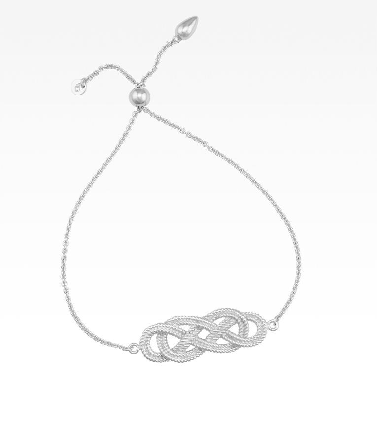 thumbnail image 2 of Egemmall 4pcs 14k Gold Plated 925 Sterling Silver Rope Knot Link Connector Beads #97931 2 of 6