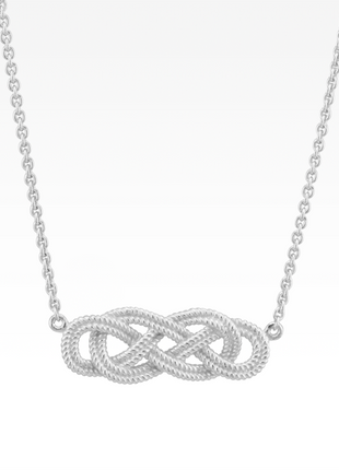 Harbor Rope Knot Necklace