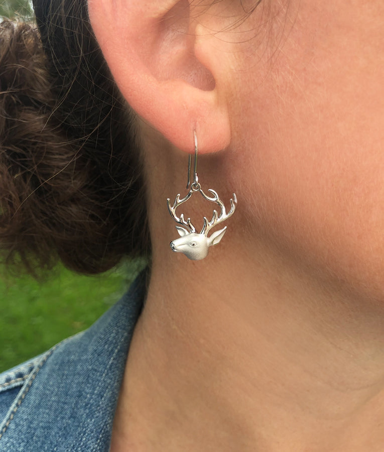 Deer Profile Earrings