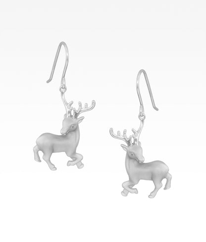 Alert Deer Earrings