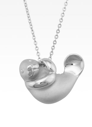 Manatee Hug Pendant