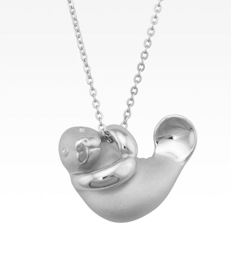 Manatee Hug Pendant
