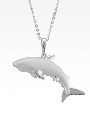 Satin Shark Pendant