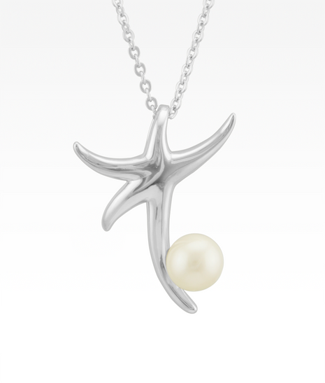 Starfish Pearl Necklace