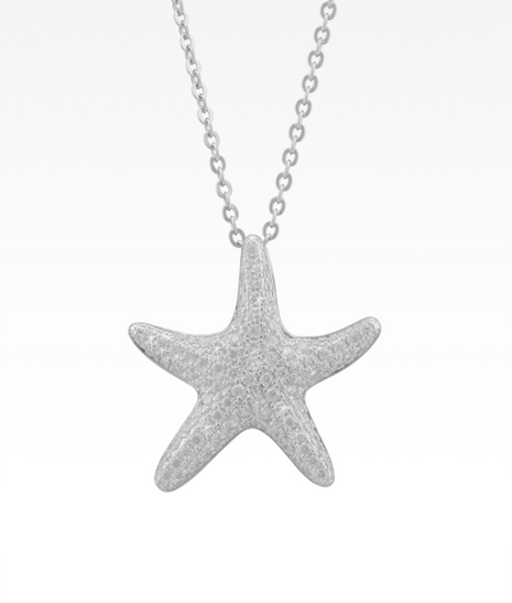 Pavé Starfish Necklace