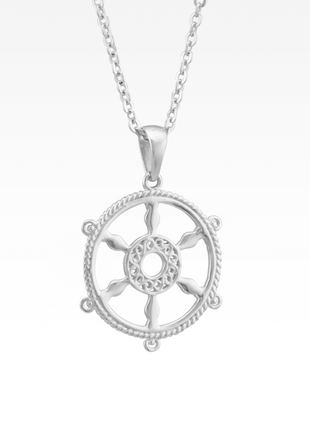 Harbor Ship's Wheel Pendant