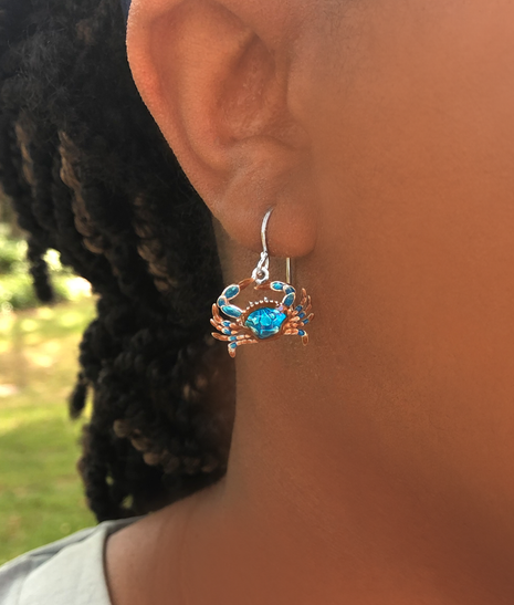 Maryland Blue Crab Earrings
