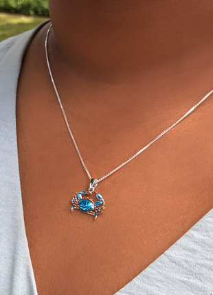 Maryland Baby Blue Crab Pendant