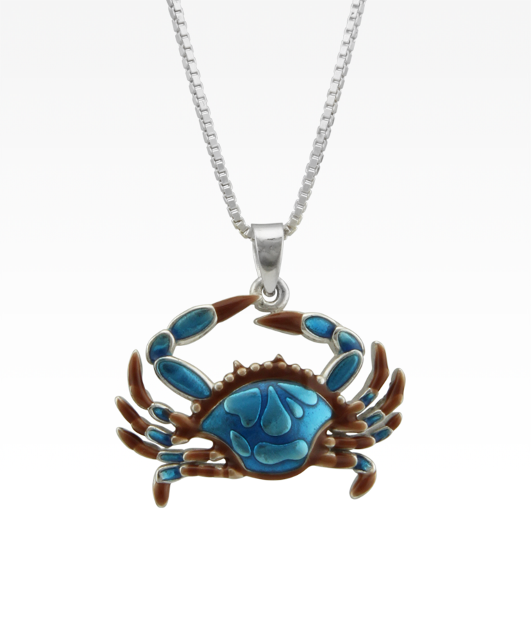 Maryland Blue Crab Necklace
