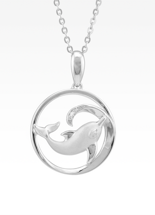 Dolphin Wave Pendant
