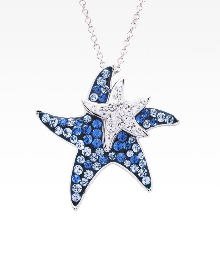 Blue Starfish Necklace