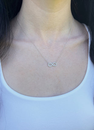 CZ Infinity Necklace