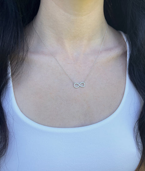 CZ Infinity Necklace