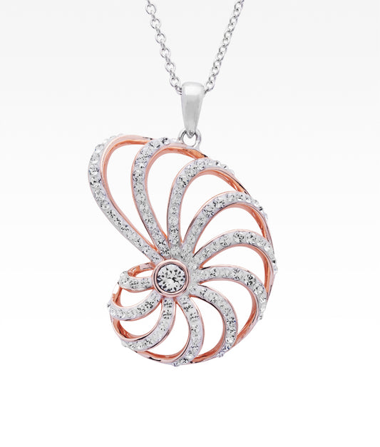 Crystal Nautilus Necklace