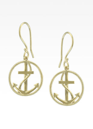 Sunset Anchors Aweigh Earrings
