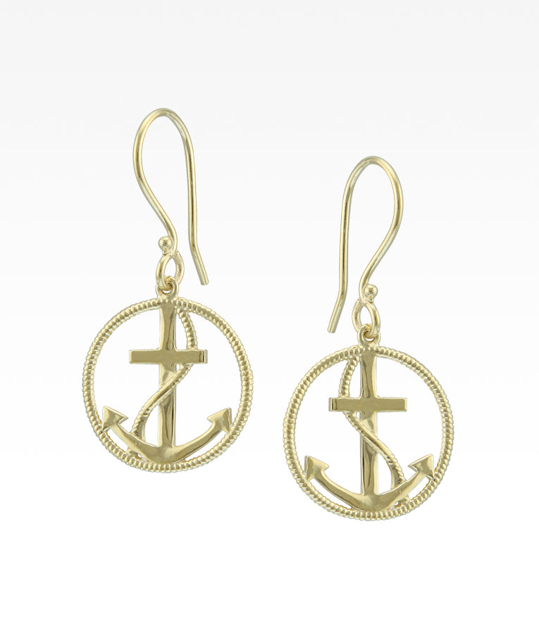 Sunset Anchors Aweigh Earrings