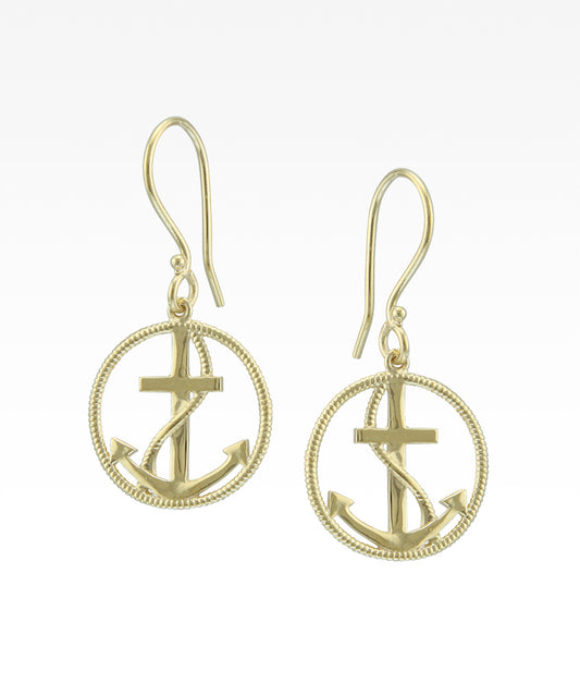 Sunset Anchors Aweigh Earrings