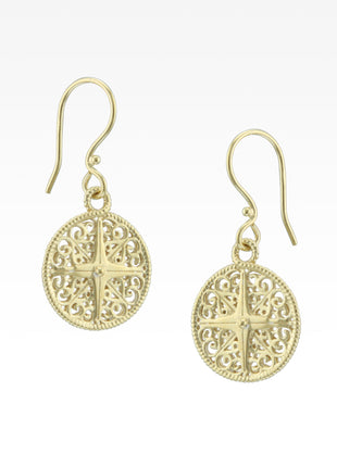 Harbor Sunset Compass Earrings