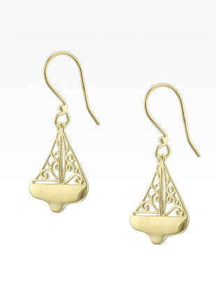 Sunset Sailboat Earrings