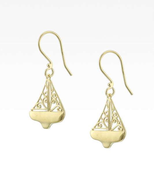 Sunset Sailboat Earrings