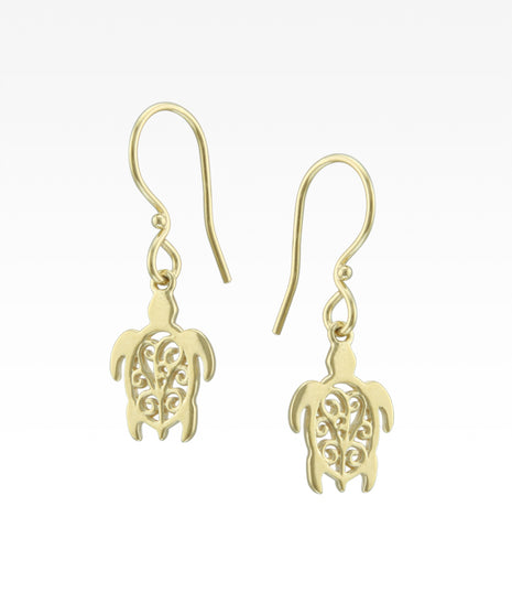 Sunset Turtle Earrings