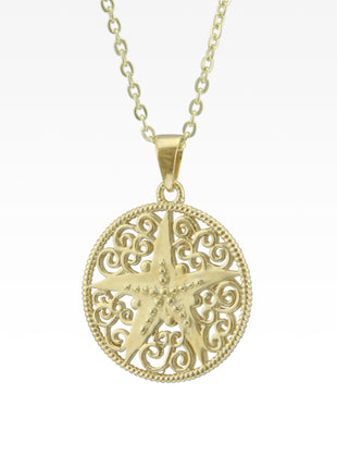 Harbor Sunset Starfish Necklace