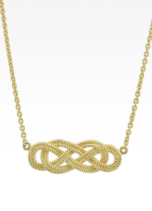 Sunset Rope Knot Necklace