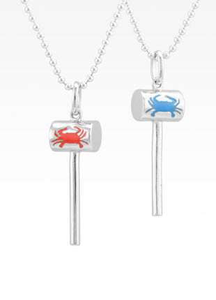 Crab Mallet Pendant