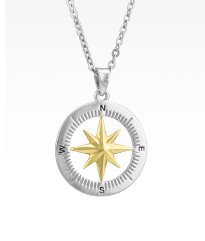 St. Michaels Compass Rose Reversible Necklace