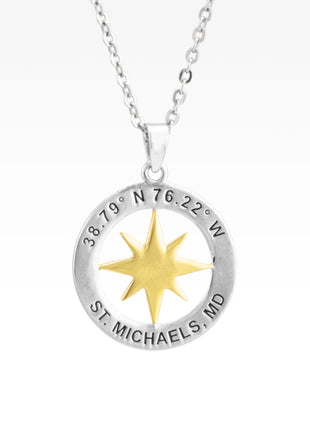 St. Michaels Compass Rose Pendant