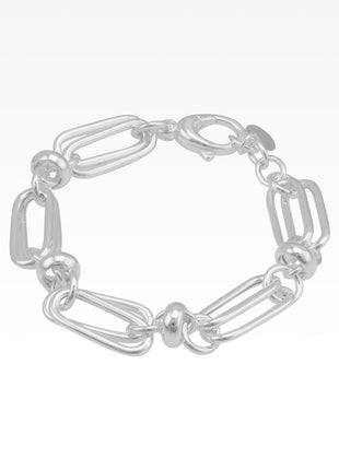 Double Paperclip Link Bracelet