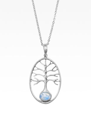 Moonstone Tree of Life Pendant