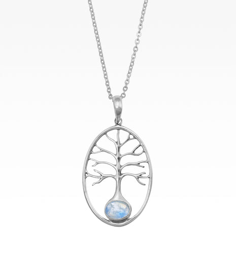 Moonstone Tree of Life Pendant