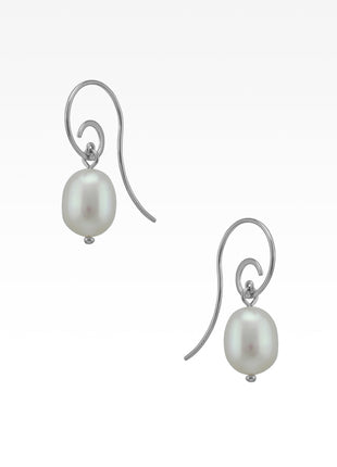 Pearl Swirl Sweep Earrings