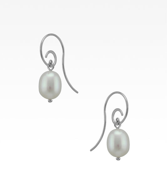 Pearl Swirl Sweep Earrings