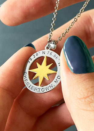 Chestertown Compass Rose Pendant