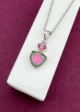 Watermelon Tourmaline Pendant