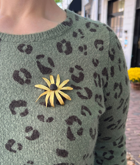 Black Eyed Susan Brooch
