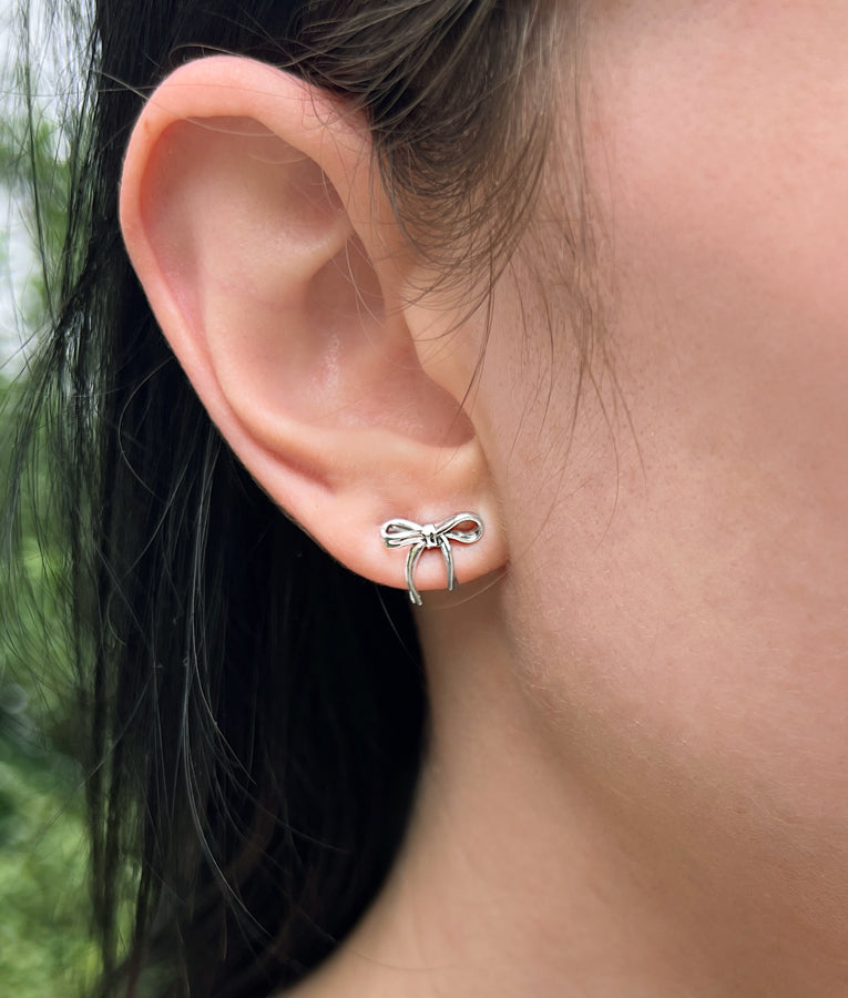Ribbon Bow Earrings