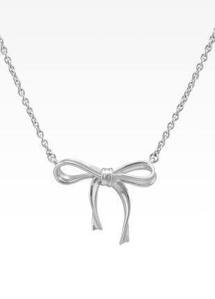 Ribbon Bow Necklace