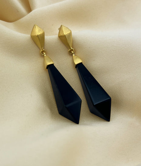 Rockstar Obsidian Earrings
