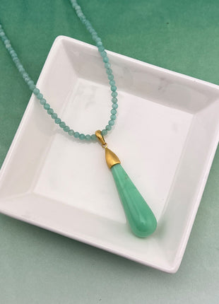 Chrysoprase Dream Necklace