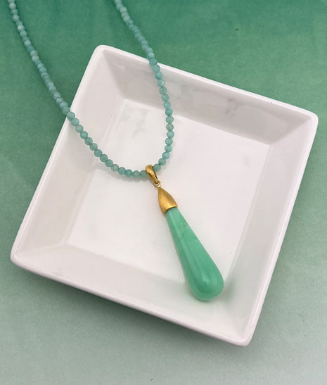 Chrysoprase Dream Necklace
