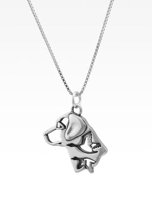 Dog Head with Ducks Pendant